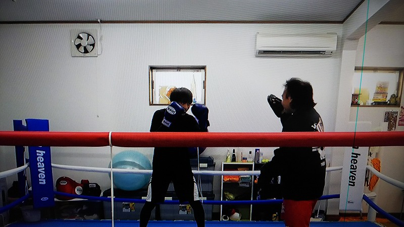 本日も集中してtraining?